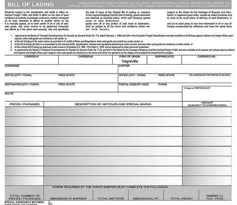 Auto Shipping Contracts